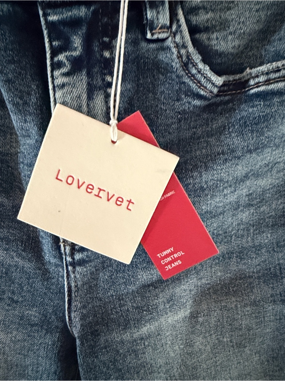 Lovervet High-Rise Flare Jeans 5/27 NWT - Picture 2 of 5